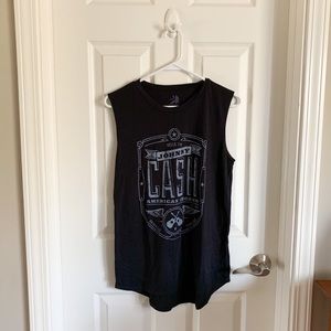 Johnny Cash Sleeveless/Muscle Tee